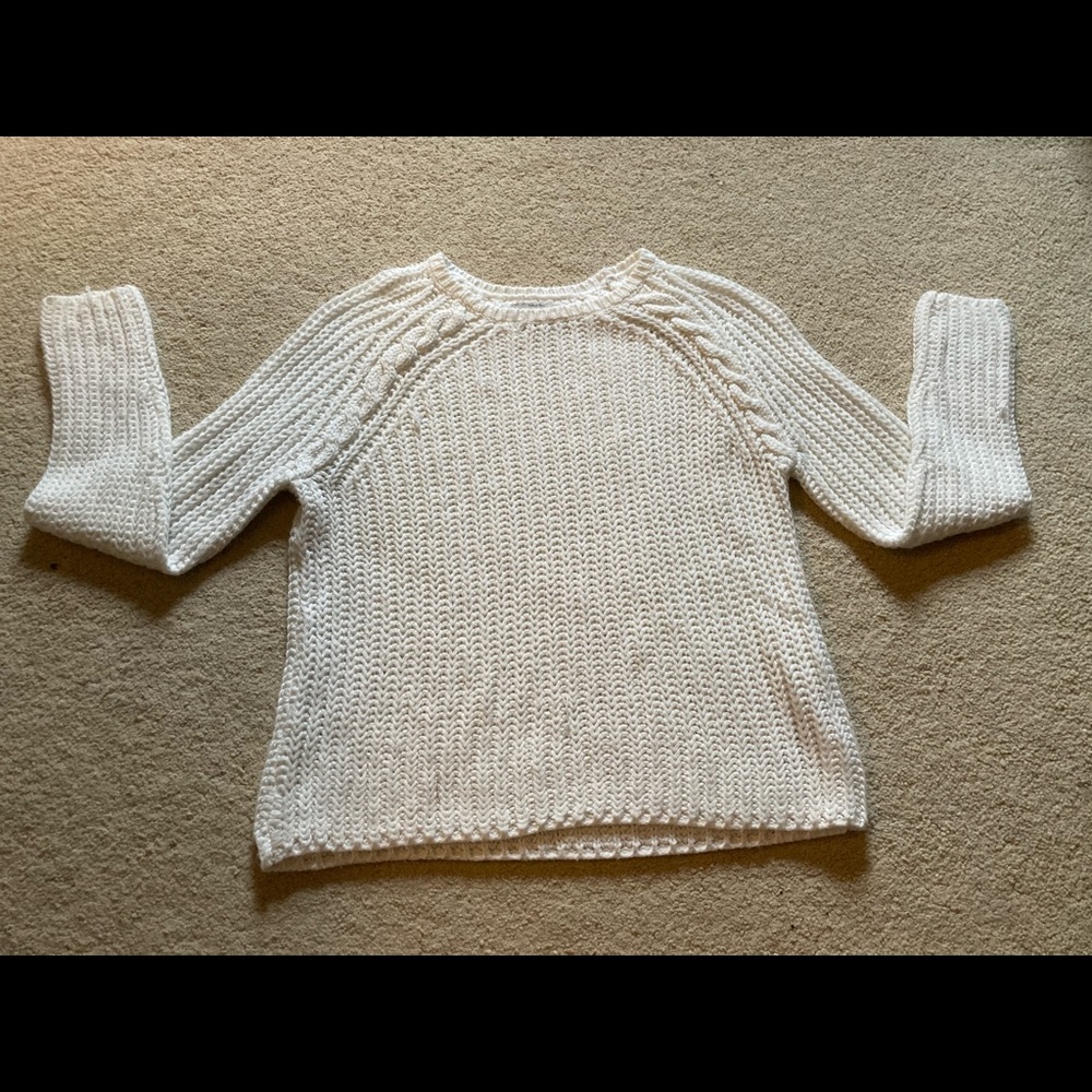 White Knitted Sweater